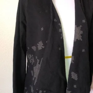 5/$30 🎈 Lucky‎ lotus by lucky brand women’s medium black boho cardigan thumbnail 2