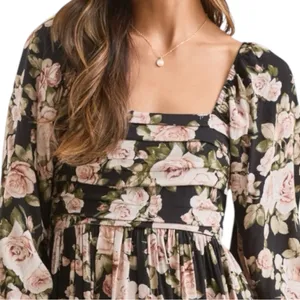 NWT Altar’d State Gracie Floral Mini Dress thumbnail 6