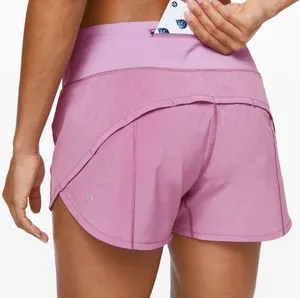 LULULEMON Speed Up Medium Rise Shorts 4” Size 4 Jubilee Purple EUC thumbnail 3