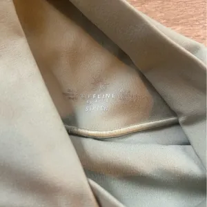 OFFLINE By Aerie Real Me High Waisted Crossover Legging in Sage Green thumbnail 3