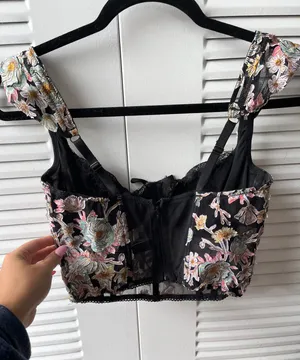 Victoria's Secret Floral Corset thumbnail 4