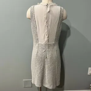 Grey Boucle Tweed Dress Size 10 thumbnail 4