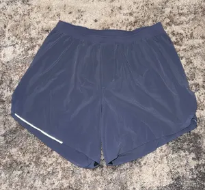 lululemon athletica women's slate blue athletic shorts thumbnail 1