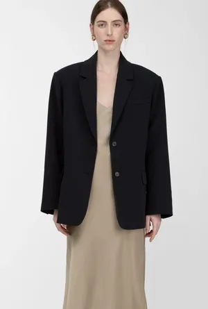 NWT Oak + Fort Oversized Blazer thumbnail 2