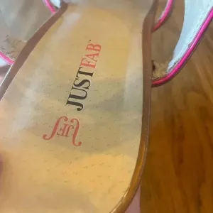 Just Fab cork wedges‎ pink and tan Size 9 GUC! Bin A thumbnail 6