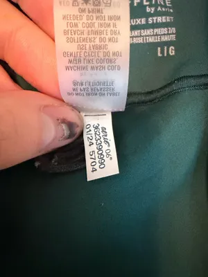 Aerie offline real luxe street teal 7/8 legging thumbnail 4