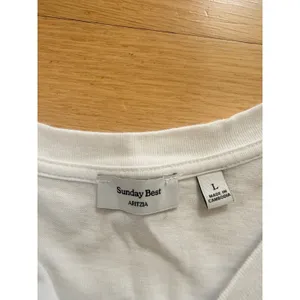 Sunday Best Aritzia White Golf Club Graphic Cotton T-Shirt Womens Large L thumbnail 2