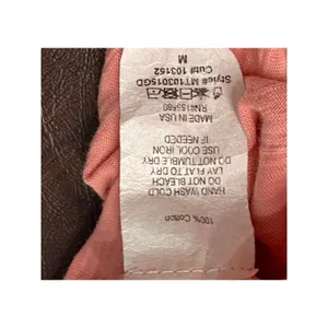 Maronie Pink Slub Cotton Oversized Boxy Tee Made in USA Medium thumbnail 7