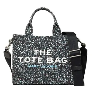Marc Jacobs Black The Ditsy Floral Mini Traveler Tote (small) thumbnail 1