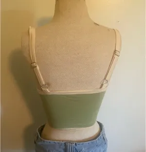Green crop top thumbnail 4