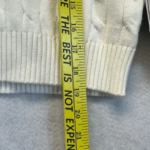 NWT FADED ROSE Sweater Women's XS Cream New‎ York" Cable Knit Cropped Pullover thumbnail 7