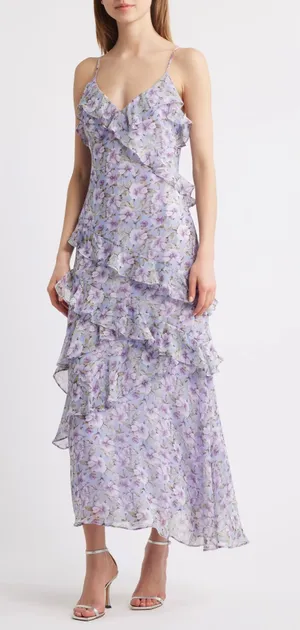 Lulus Floral Maxi Dress thumbnail 1