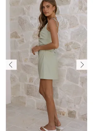 Billy j Dress Never Worn Green Size 14 thumbnail 2