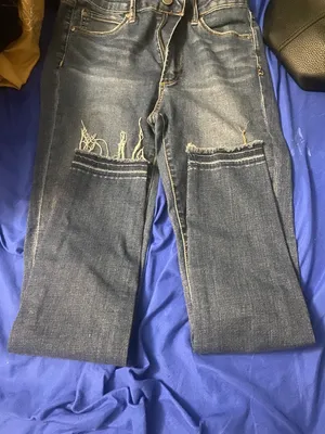 Articles of society Distressed Dark Blue Slim Jeans thumbnail 8