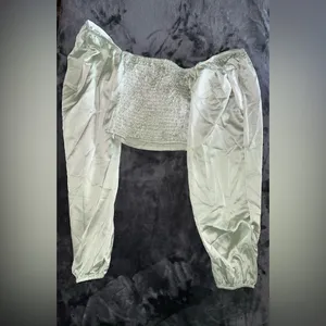 Princess Polly Estee Top in Green Size 6 New with tag thumbnail 6