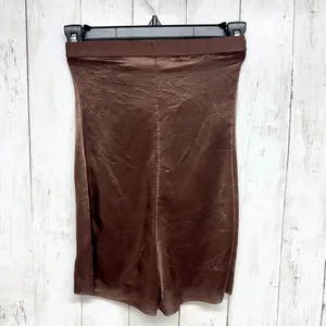 Skims‎ Shapewear Women Medium Brown Metallic Shapewear Shorts Slimming Intimates thumbnail 4