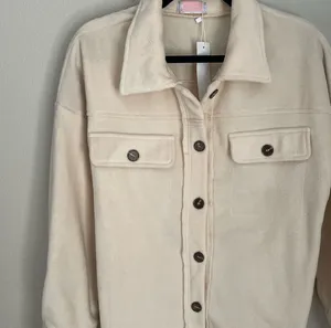 Ladies fleece Shacket thumbnail 1