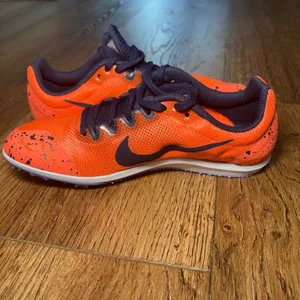 Nike Zoom Rival D 10 Track Running Sneakers No Spikes Bright Mango Womens 6.5 thumbnail 11