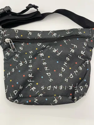 Friends TV show fanny pack multicolor Black thumbnail 6