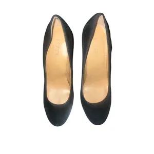 J.Crew Olive Suede Black Sz 7 Pumps thumbnail 2