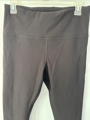 Athleta Elation Ultra High Rise Rib Legging Sz Large Yoga Pilates Pickleball thumbnail 4