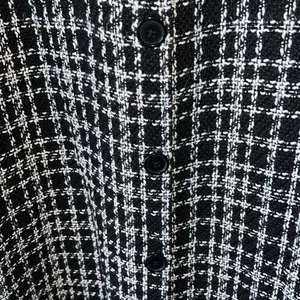 ASOS Oversize Tweed Button Down Coat Size 6 thumbnail 3