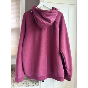 Nike Sportswear Rally Essentials Pullover Hoodie Women XL Burgundy CI1192-638 thumbnail 13