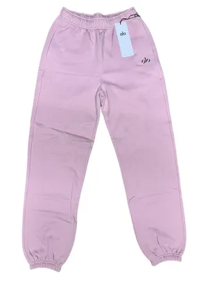 ALO‎ YOGA Accolade Sweatpant Ballet Pink Unisex Size Small thumbnail 1