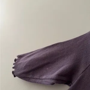 Free People Intimately Purple Mauve Francis Tee Lettuce Hem‎ Scoop Neck Top thumbnail 6