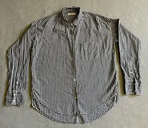 Abercrombie & Fitch Women’s Blouse Blue White Checkered Size XS thumbnail 1
