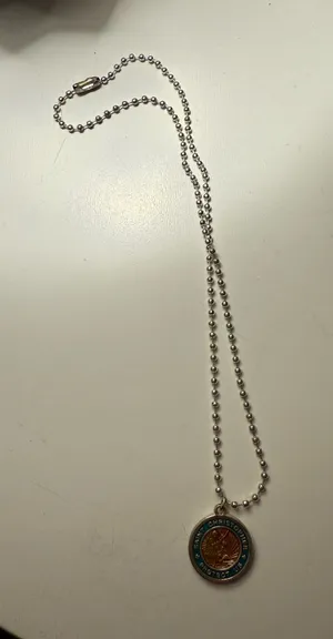 Get Back Necklaces Saint Christopher Chain Silver thumbnail 1