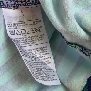 Old Navy NWOT Green Palm‎ Leaf Tropical Knit T-Shirt Dress Navy Blue 511900-09 L thumbnail 6