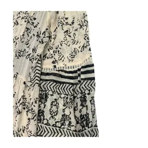 By Anthropologie Talulah Tiered Midi Dress Womens Small Beige Sheer Peasant Boho thumbnail 10