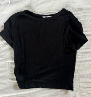 ZARA Top Crop Black Women’s thumbnail 1
