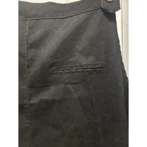 Overall Dress Pocket Black Corduroy Size 2X Front And Back Pockets Midi Teacher thumbnail 2