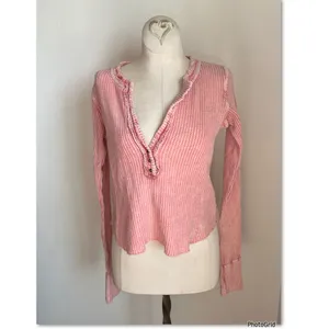 Free People FP One Colt Pink Thermal Top XS thumbnail 2