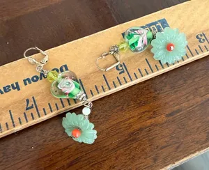 Vintage Flower Earrings thumbnail 1