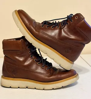 Women's Timberland Kenniston Brown Leather Ankle Boots Size 8 A18KE thumbnail 1