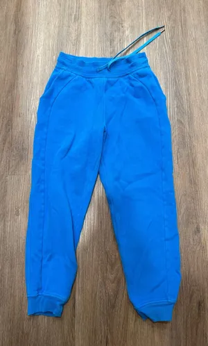 Lululemon Scuba High-Rise Joggers Poolside‎ Blue Fleece Pants Size 4 LW5DQRS thumbnail 1