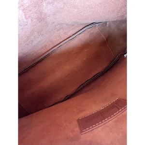 Neiman Marcus Vegan Leather Minimalist Hobo Open Tote Shoulder Bag thumbnail 8