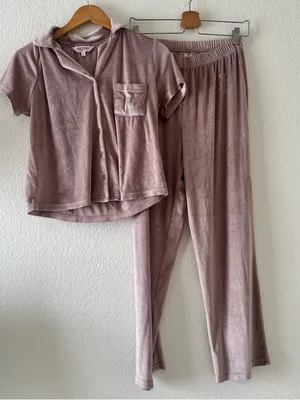 Juicy Couture Two Piece Velour Pajama Set thumbnail 1