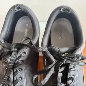 Allbirds Canvas Pipers Black Organic Cotton‎ Low Top Sneakers Womens 10 CP1W10 thumbnail 4