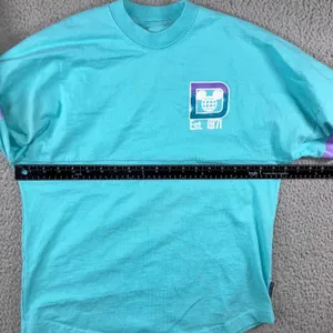 Disney Parks Walt Disney World‎ Spirit Jersey XS Turquoise Purple Long Sleeve thumbnail 6