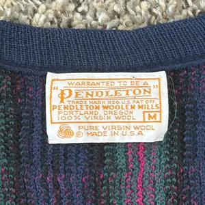 Pendleton Multicolor Plaid Knit Cardigan thumbnail 7