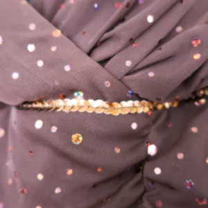 Vintage Y2K Ruby Rox Brown Sparkley Midi Dress thumbnail 7