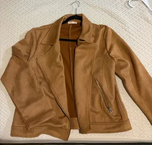 Amazon Suede bomber jacket thumbnail 1