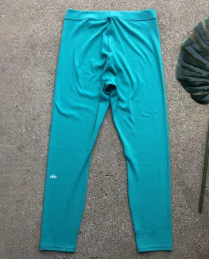 Alo Ribbed High Waist Blissful Leggings Size Large thumbnail 6