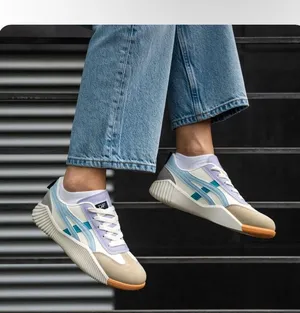 DeFlorance DF Cloudea Sneakers Purple and Blue Size 8.5 thumbnail 1