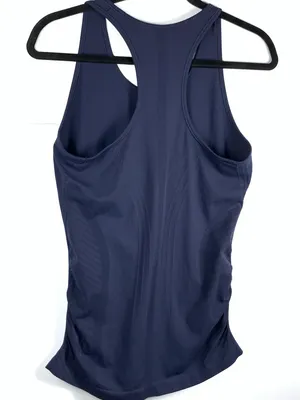 Athleta Womens Tank Top Small Navy Blue Racerback Running Workout Athletic thumbnail 9