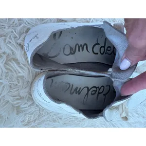 Sam Edelman White Leather Low Top Sneakers‎ Casual Shoes Women's Size 8 thumbnail 6